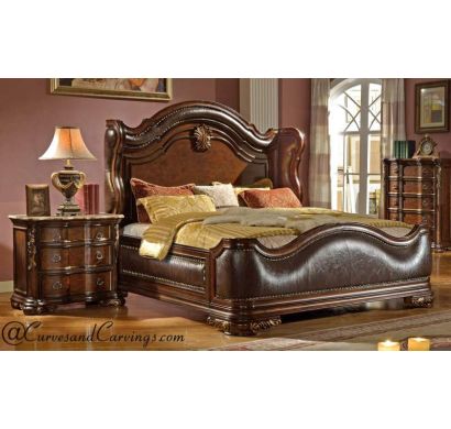 Curves & Carvings Signature Collection Bed - BED0096