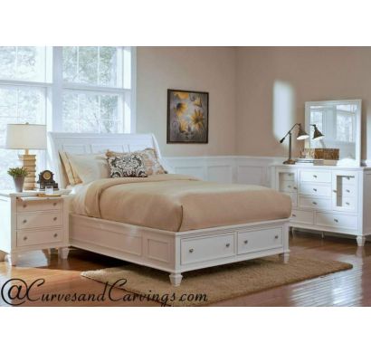 Curves & Carvings Bedroom Set- BED0202