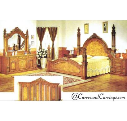 Curves & Carvings Signature Collection Bed - C&C BED0320