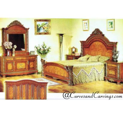 Curves & Carvings Signature Collection Bed - C&C BED0322