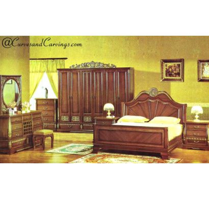 Curves & Carvings Signature Collection Bed - C&C BED0340