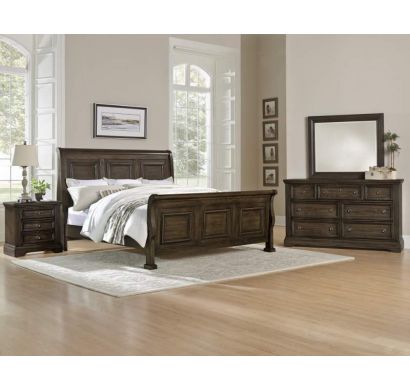 Curves & Carvings Signature Collection Bed - C&C BED0709