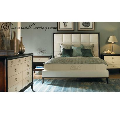 Curves & Carvings Elegant Classic Pune Modern Bed - C&C BED0078