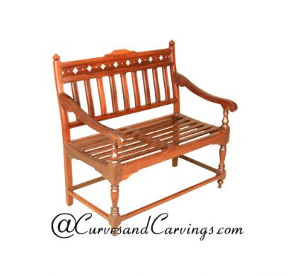 Curves & Carvings Classic Collection Bench - C&C BEN0004