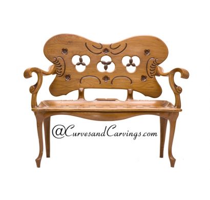 Curves & Carvings Classic Collection Bench - C&C BEN0007