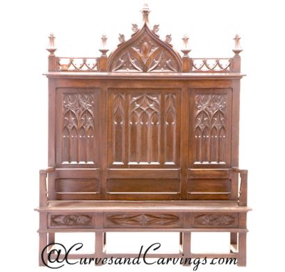 Curves & Carvings Classic Collection Bench - C&C BEN0010