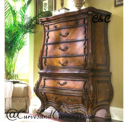 Curves & Carvings Signature Collection Chest - C&C CAB0056