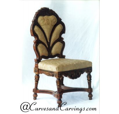 Curves & Carvings Premium Collection Chair - C&C CHAIR0008