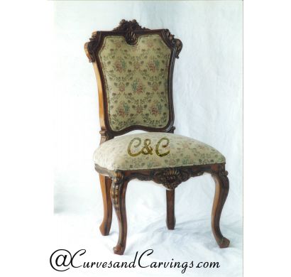 Curves & Carvings Premium Collection Chair - C&C CHAIR0009
