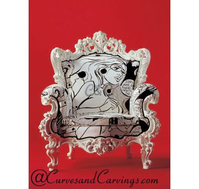 Curves & Carvings Premium Collection Chair - C&C CHAIR0040