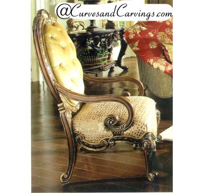Curves & Carvings Signature Collection Chair - C&C CHAIR0052