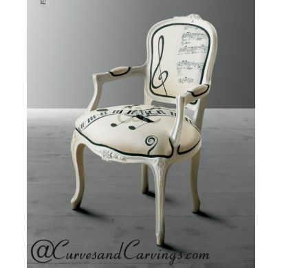 Curves & Carvings Premium Collection Chair - C&C CHAIR0058