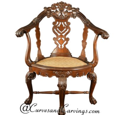 Curves & Carvings Classic Collection Chair - C&C CHAIR0115