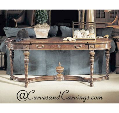 Curves & Carvings Premium Collection Console Table - C&C CON0025