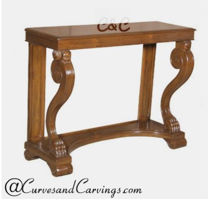 Curves & Carvings Premium Collection Console Table - C&C CON0095