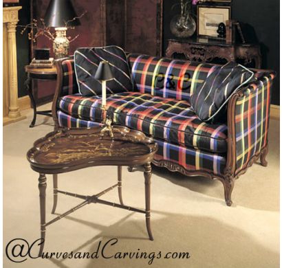 Curves & Carvings Classic Collection Sofa - C&C SOF0002