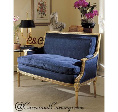 Curves & Carvings Premium Collection Sofa - C&C SOF0015