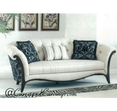Curves & Carvings Classic Urban Modern Sofa - C&C SOF0016