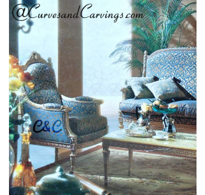 Curves & Carvings Classic Collection Sofa - C&C SOF0033