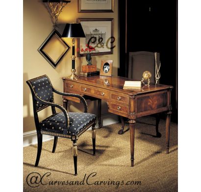 Curves & Carvings Premium Collection Study Table - C&C STUDY0002