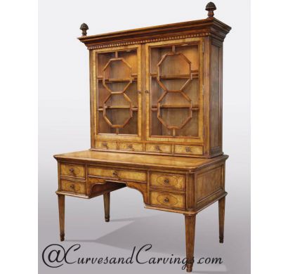 Curves & Carvings Premium Collection Study Table - C&C STUDY0022