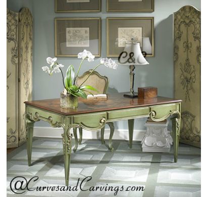 Curves & Carvings Signature Collection Table - C&C Study Table0051