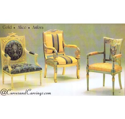 Curves & Carvings Signature Collection Chair - C&C CHAIR0199