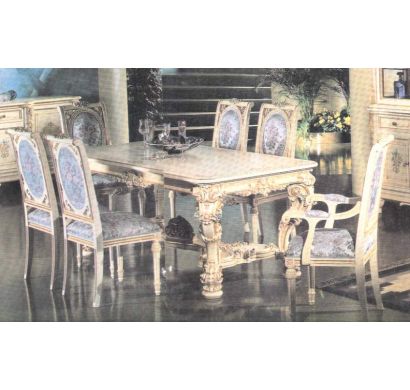 Curves & Carvings Classic Royal Victorian Dining Table - C&C DTC0066