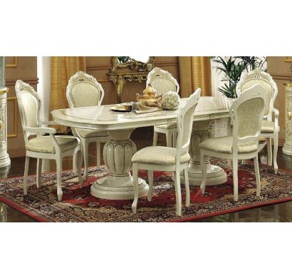 Curves & Carvings Signature Collection Dining Table Set - C&C DTC0701