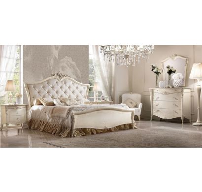 Curves & Carvings Italian Luxury Collection Bandra Bed - C&C Bedroom Set 0180