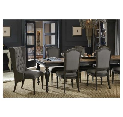 Curves & Carvings Pune Distressed Finish Modern Table Set - C&C DTC0104