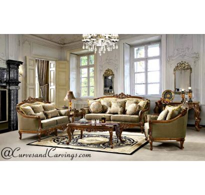 Curves & Carvings Signature Collection Sofa - C&C SOF0260