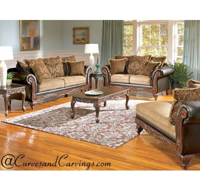 Curves & Carvings Signature Collection Sofa - C&C SOF0261