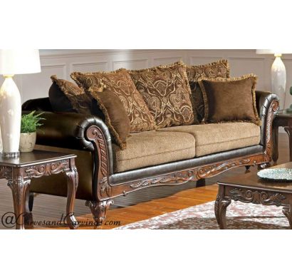 Curves & Carvings Signature Collection Sofa - C&C SOF0261