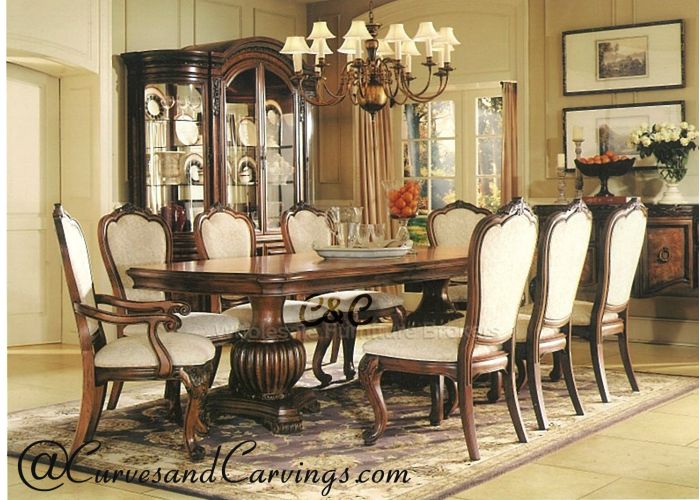 Teak Wood Designer Dining Sets, Antique Farmhouse Table And Chairs