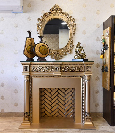 Antique Designer Furniture India Luxury Curves Carvings - Antique Home Decor India